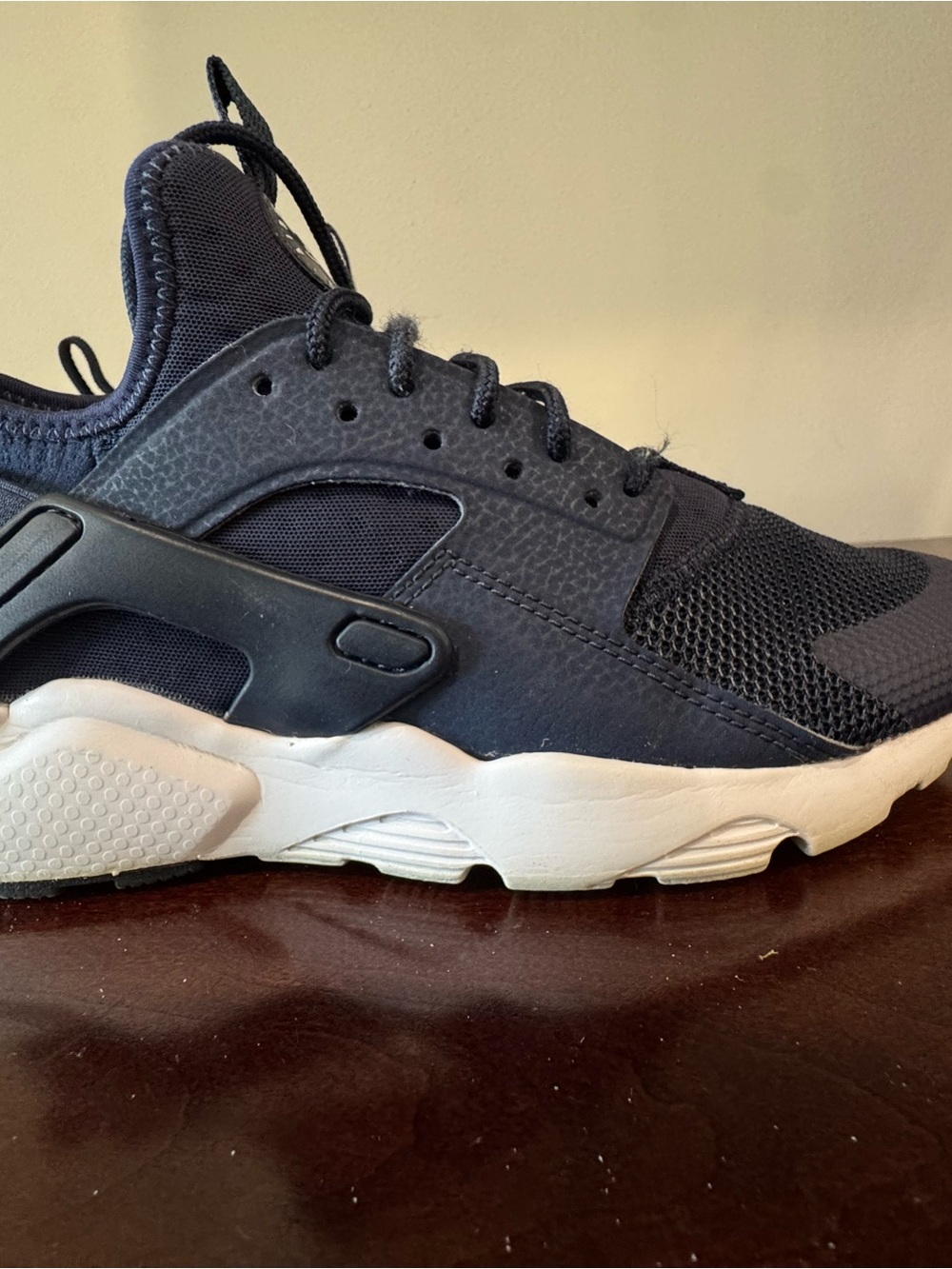 Nike Air Huarache Kids Low Top Lace Up Mesh Sneaker Blue/White US 6.5 EU39